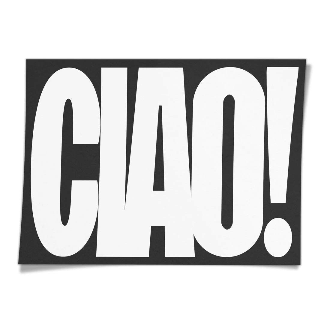Ciao! | Plakat, widok z przodu