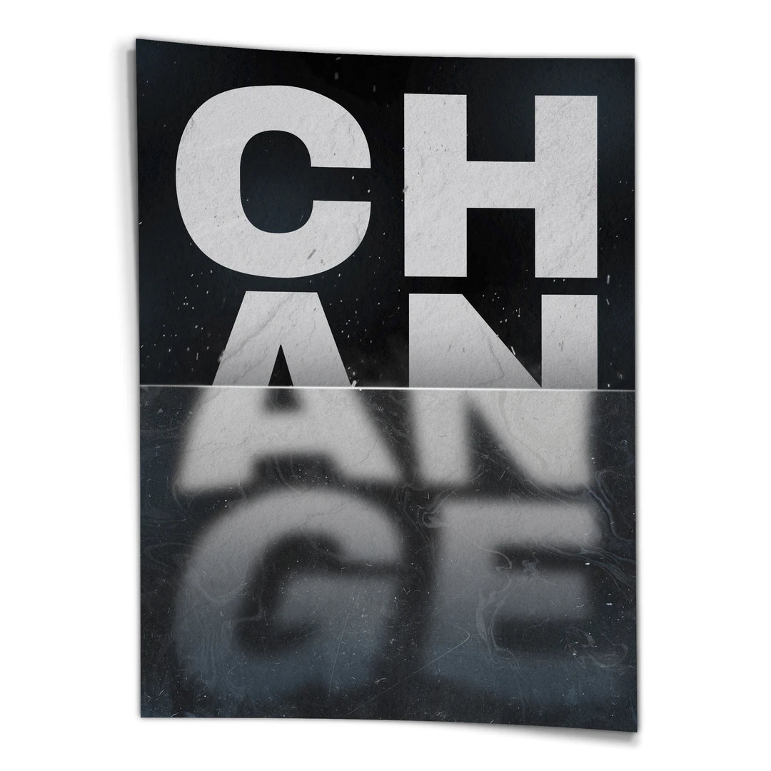 Change | Plakat, widok z przodu