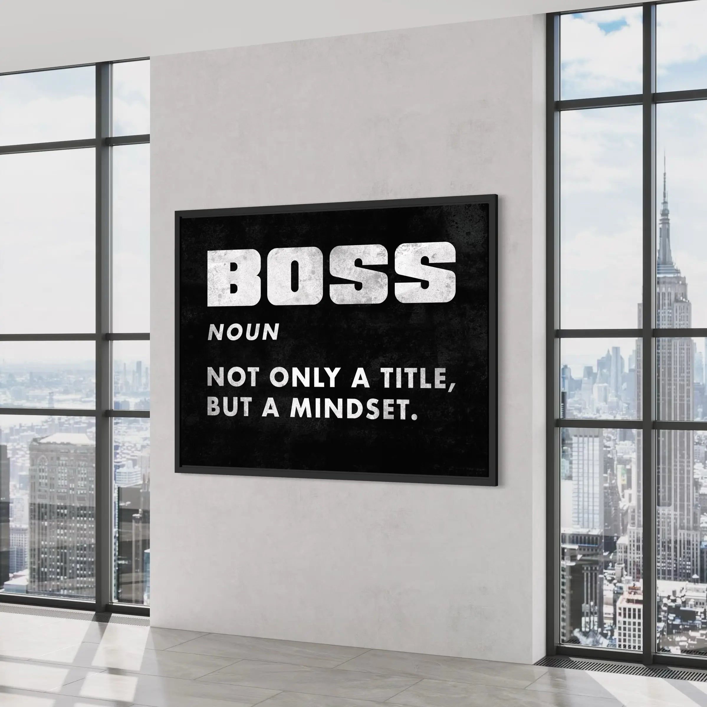 Boss Definition Black | Poster