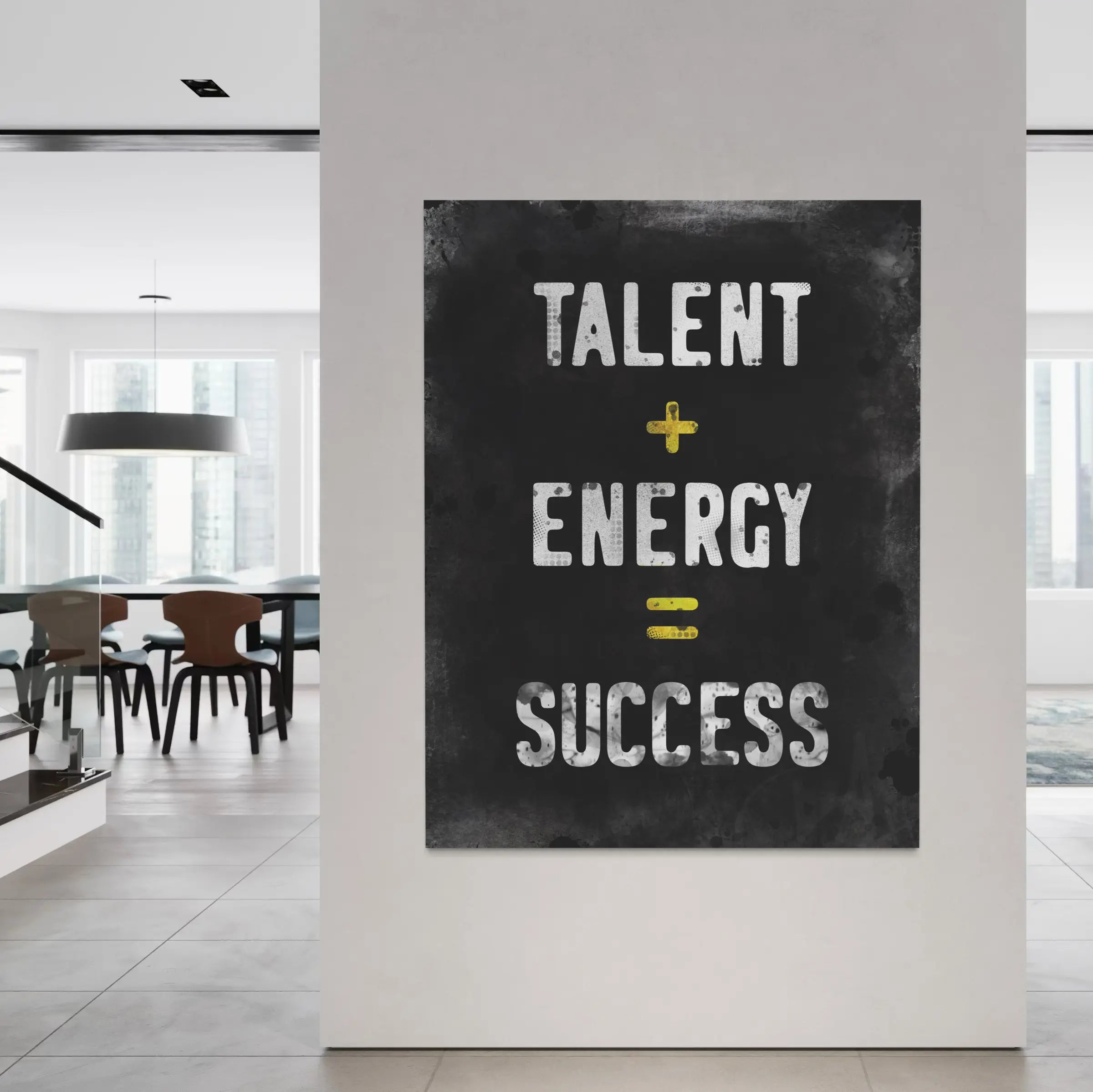 Talent + Energy = Success | Plakat