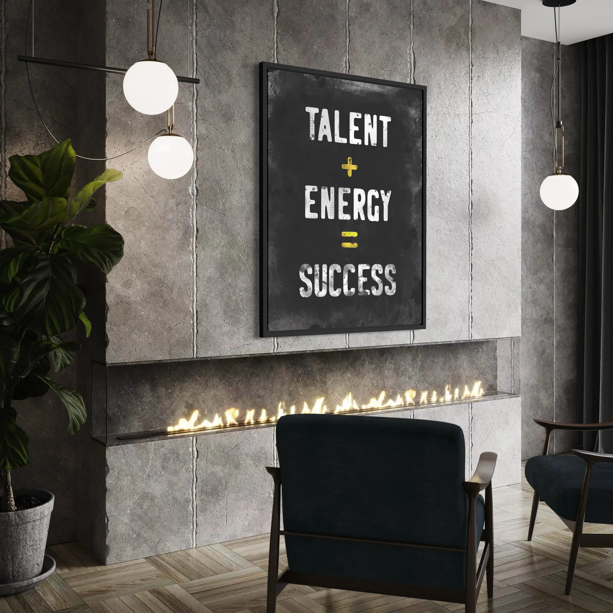 Talent + Energy = Success | Plakat