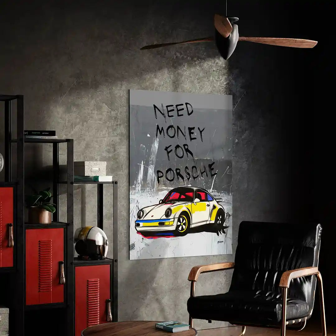 Money For Porsche | Obraz