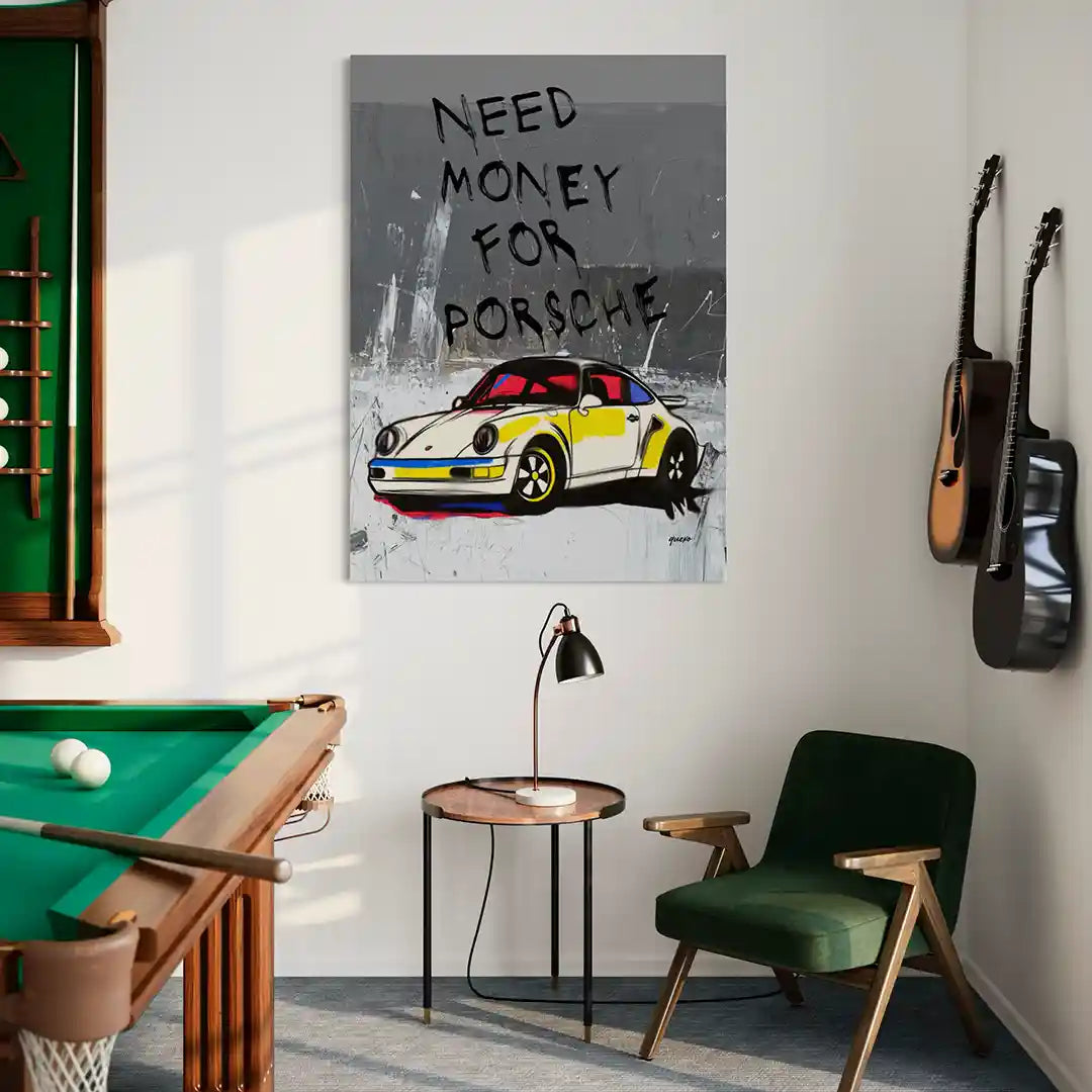Money For Porsche | Obraz