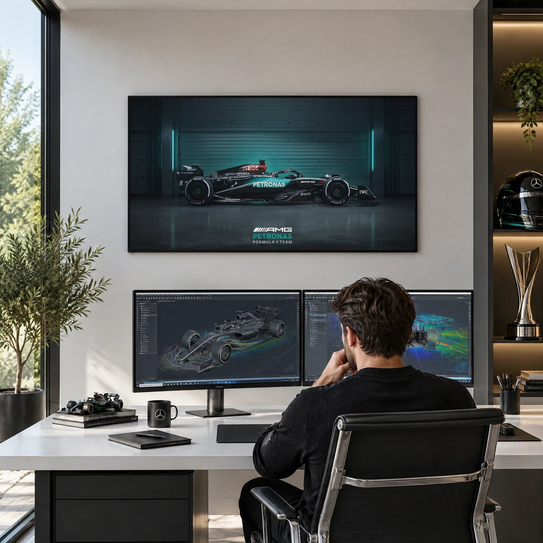 Mercedes F1 z Boku | Obraz, we wnętrzu