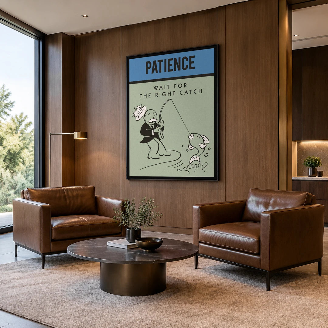 Monopoly Patience | Plakat, we wnętrzu