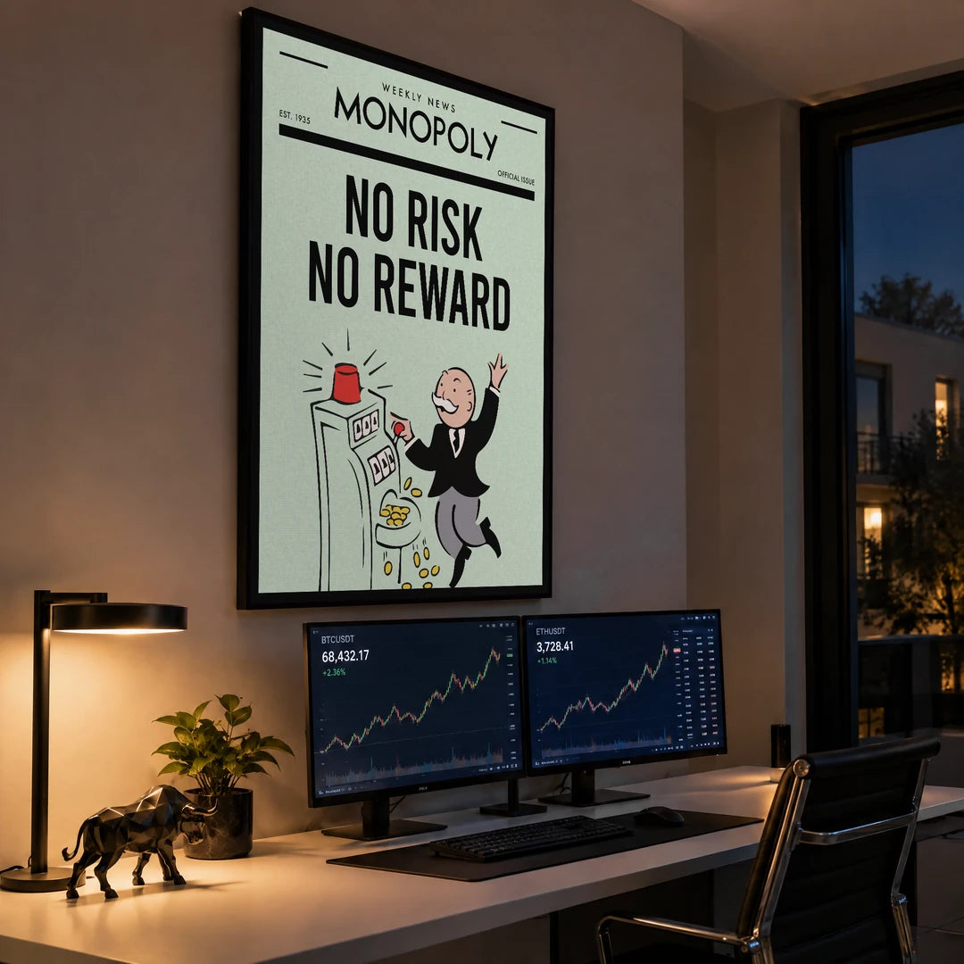 Monopoly No Risk No Reward | Obraz, we wnętrzu