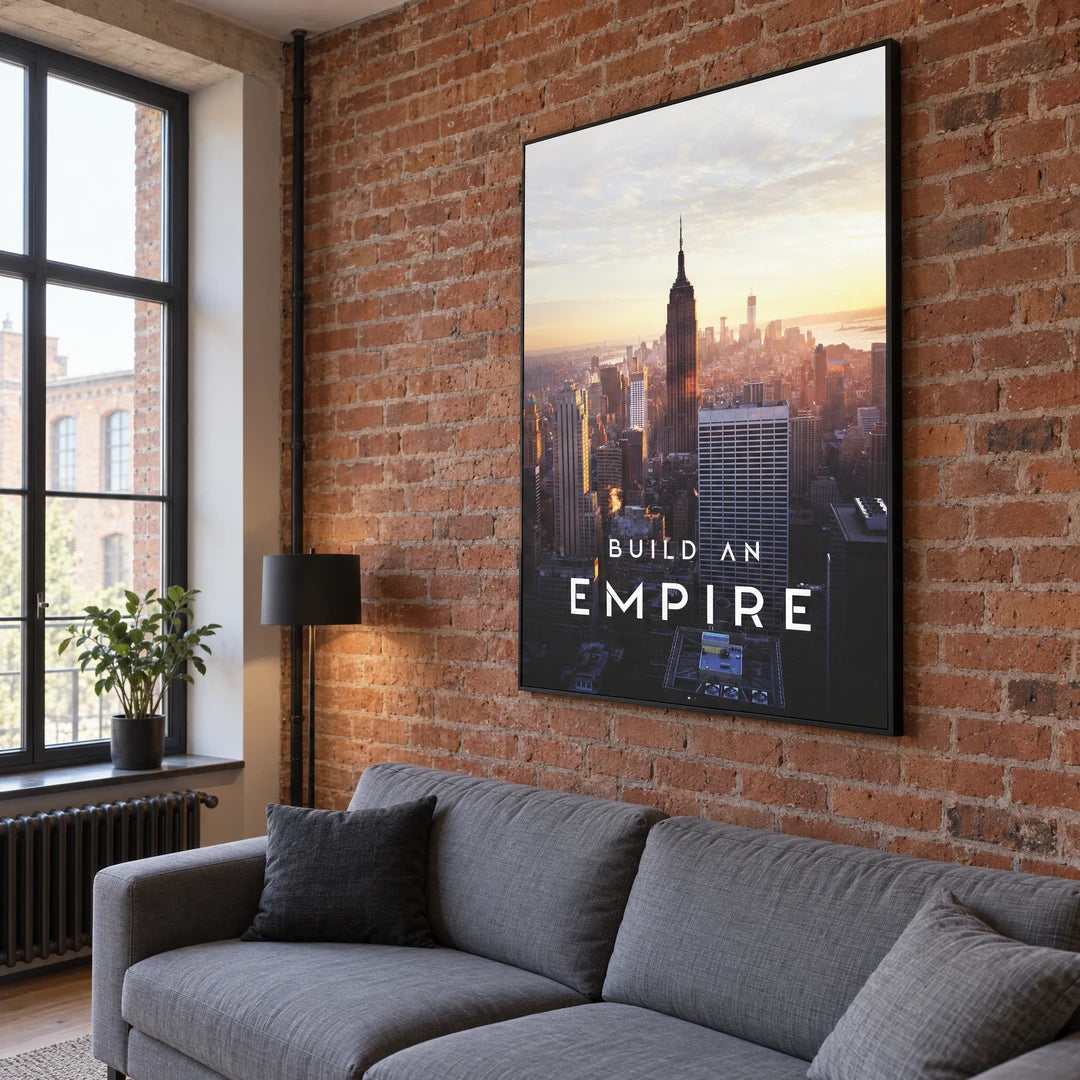 Build an Empire New York | Plakat, we wnętrzu