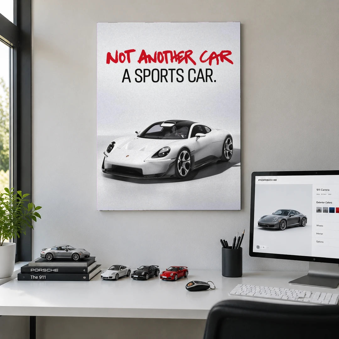 Porsche Not Another Car | Obraz, we wnętrzu