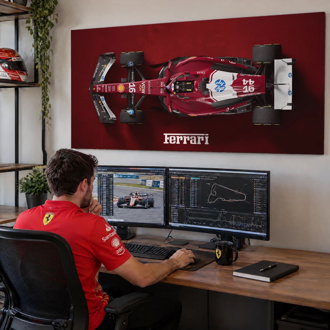 Ferrari F1 z Góry | Obraz, we wnętrzu