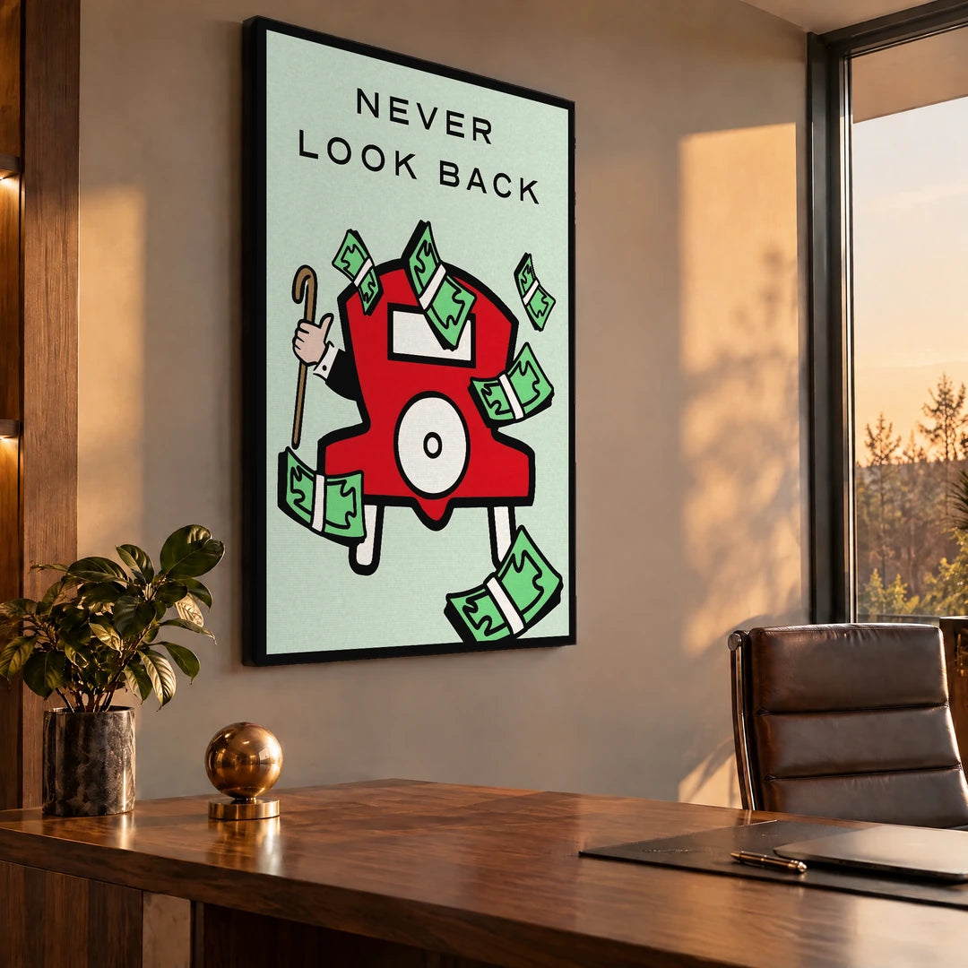 Monopoly Never Look Back | Obraz, we wnętrzu