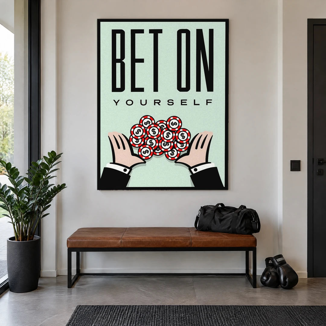 Monopoly Bet On Yourself | Plakat, we wnętrzu