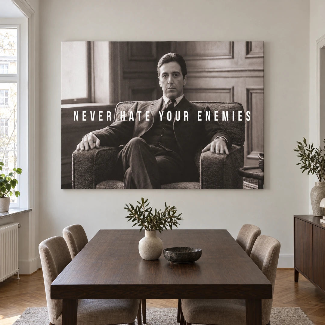 Corleone Never Hate Your Enemies | Obraz, we wnętrzu