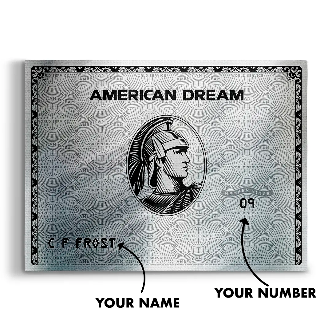 Personalizowany American Dream - Amex | Obraz