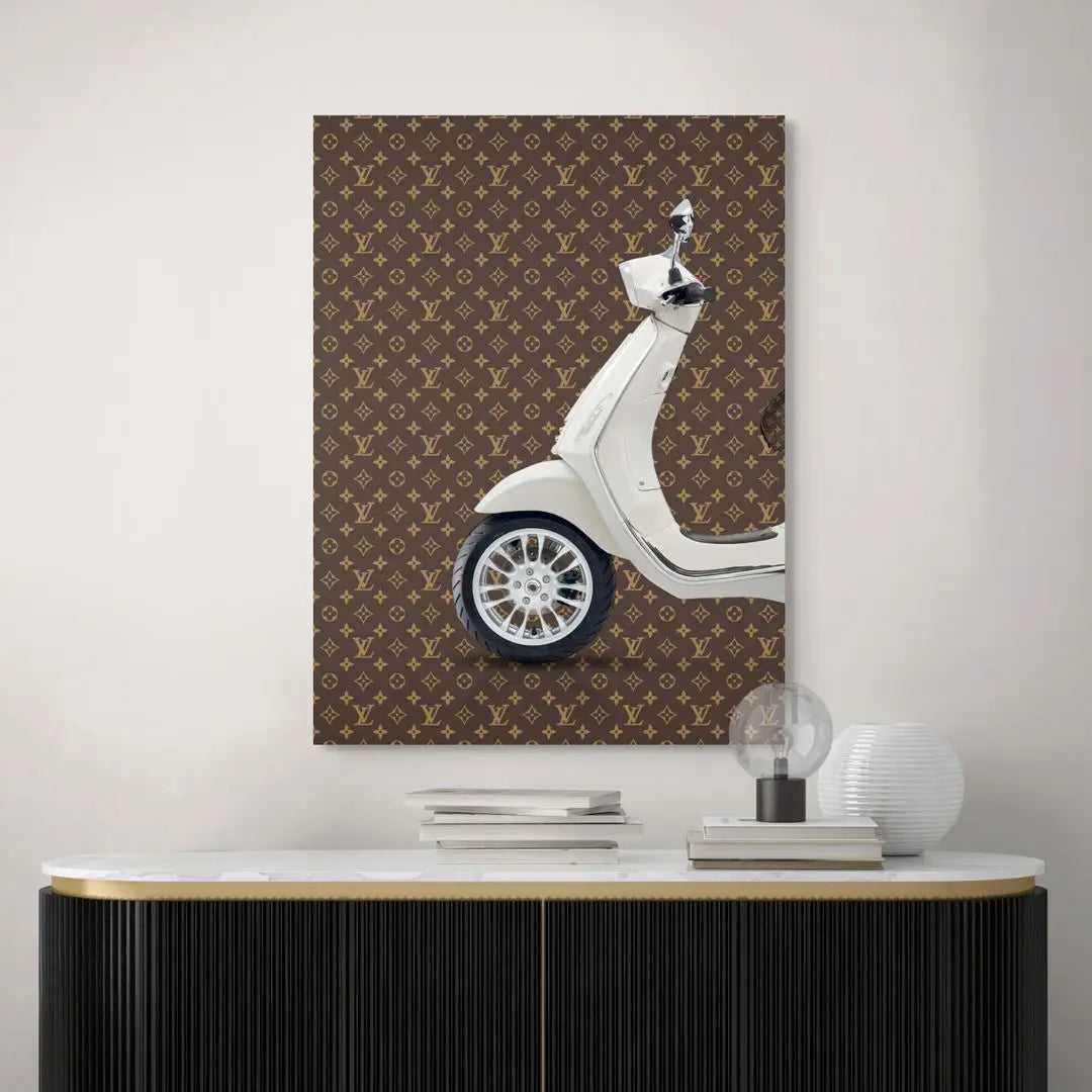 Vespa Louis Vuitton Przód | Obraz