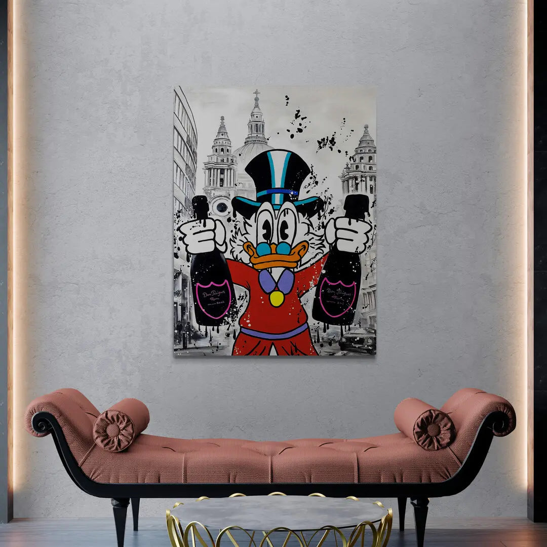 Champagne Scrooge | Plakat
