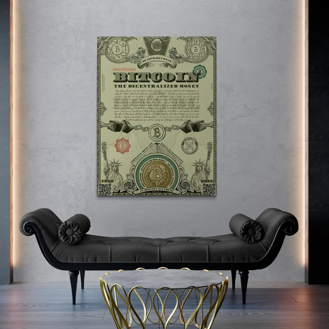 Bitcoin Certyfikat | Plakat