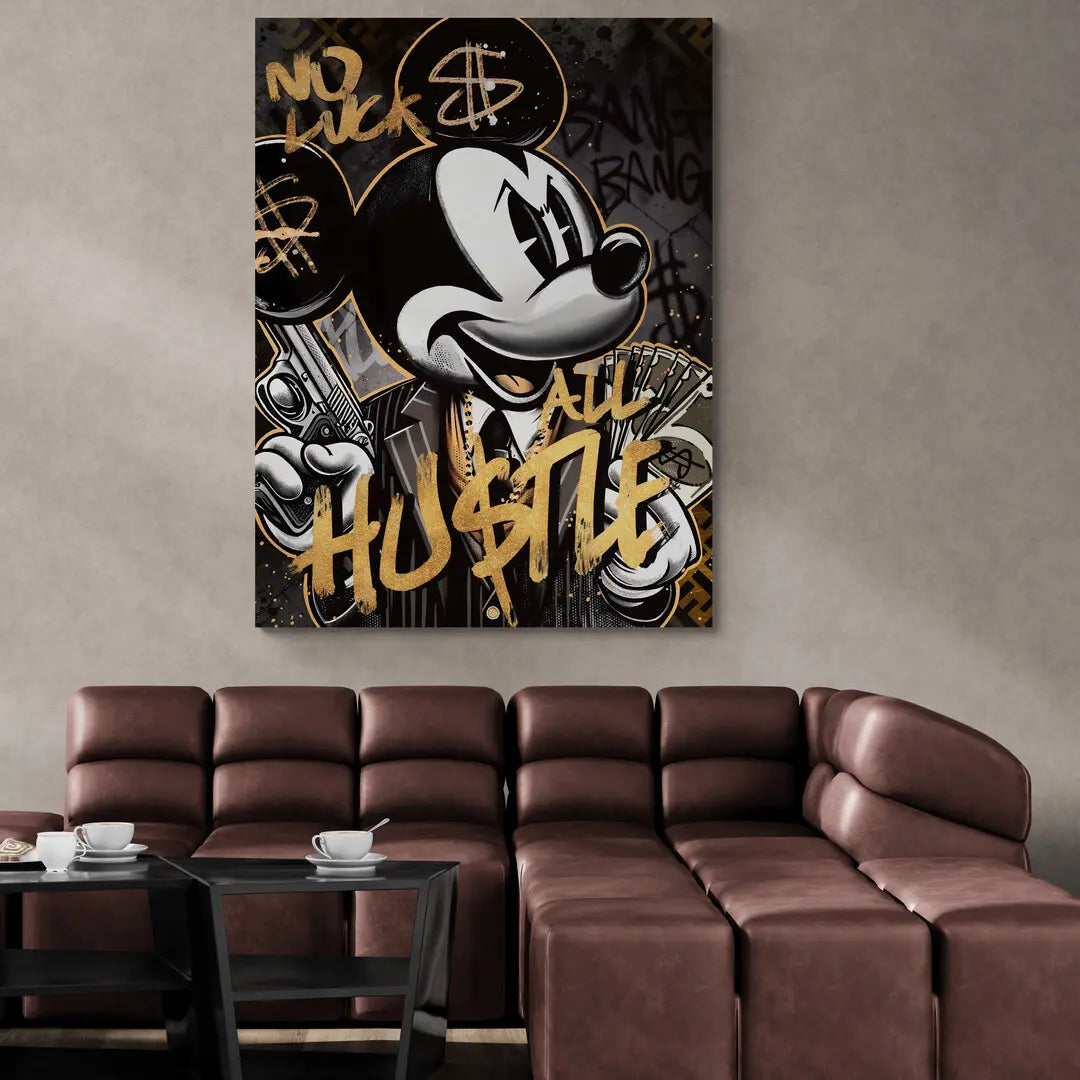All Hustle Mickey | Obraz