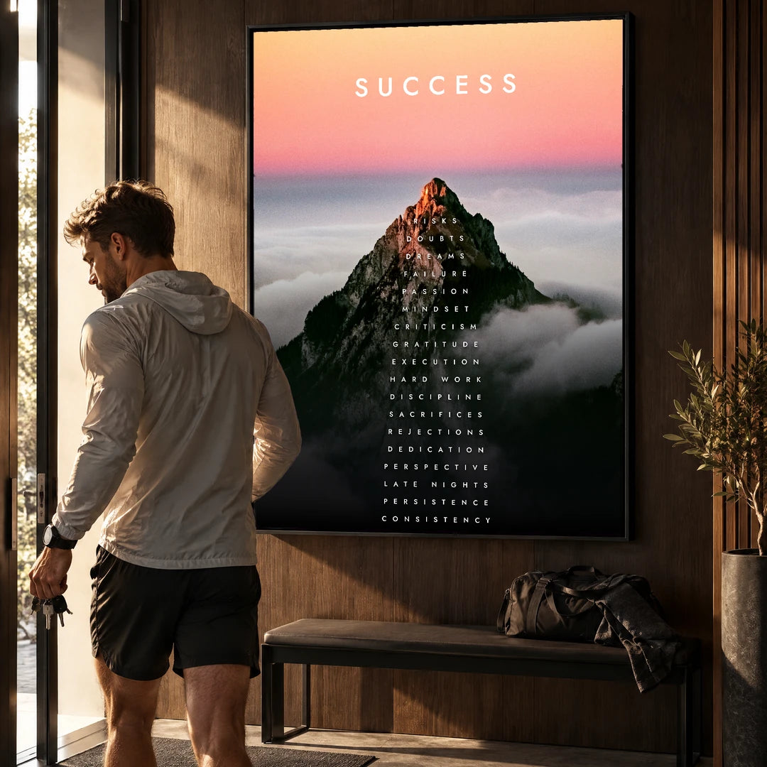 Success Mountain | Obraz, we wnętrzu