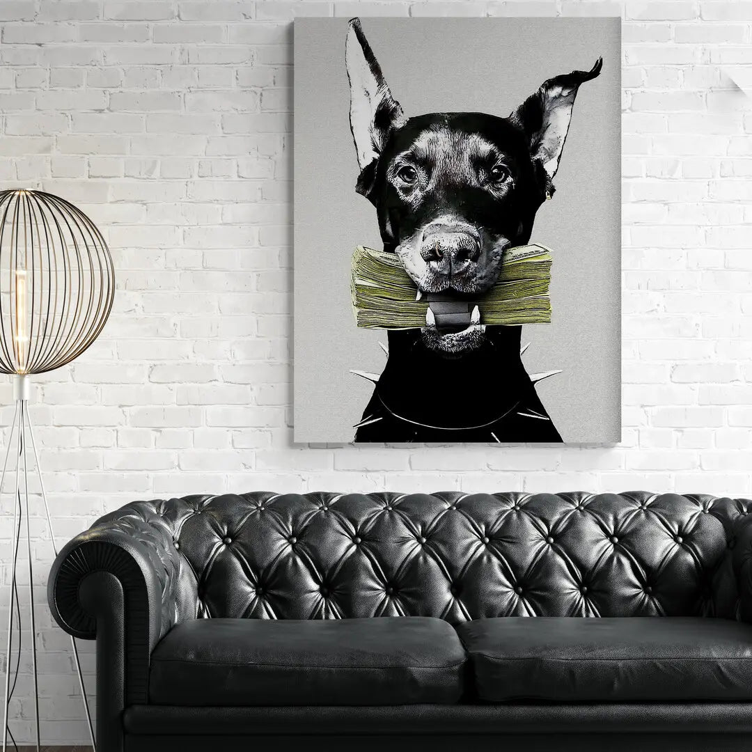 Cash Doberman | Obraz