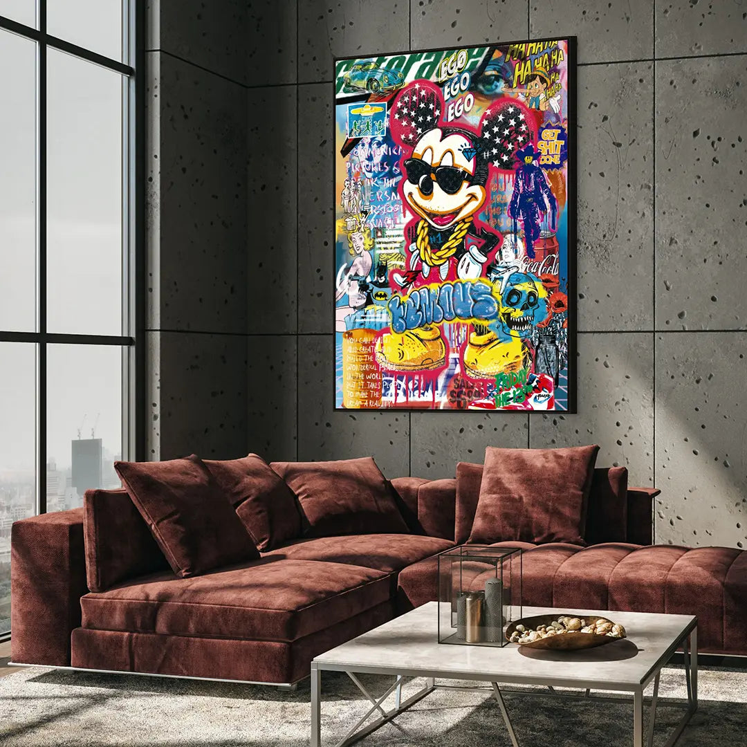 Mickey Gold Chain | Plakat