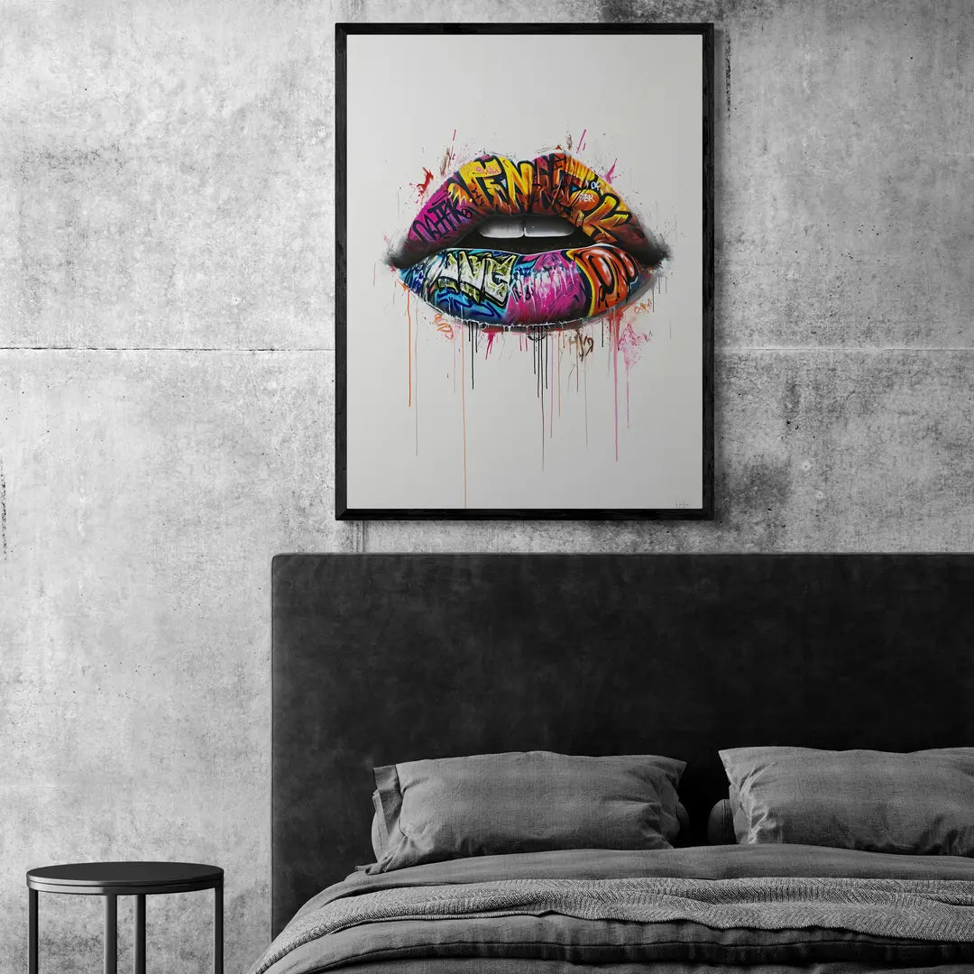 Graffiti Lips | Painting