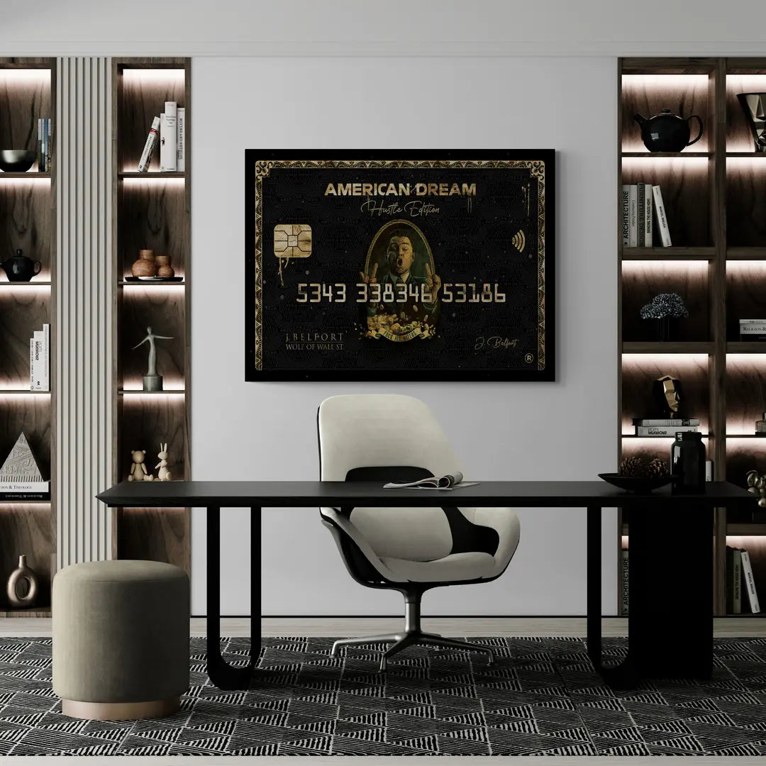 American Dream Wolf | Canvas