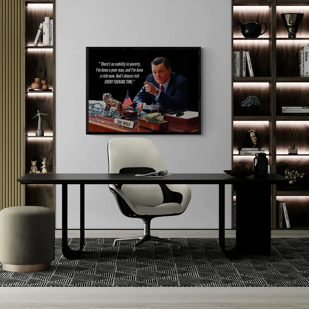 The Wolf - There Is No Nobility In Poverty | Canvas