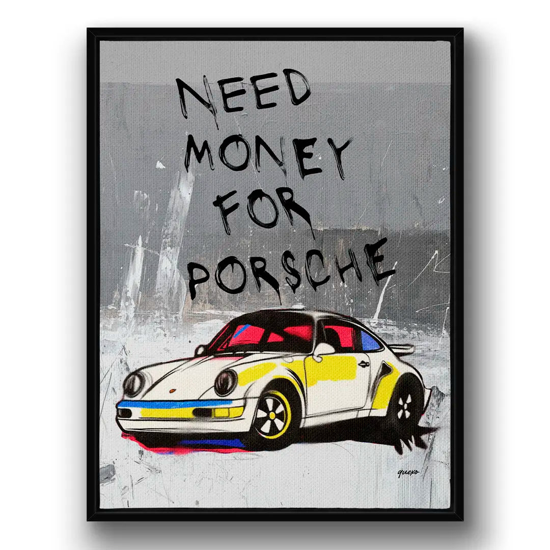 Money For Porsche | Obraz