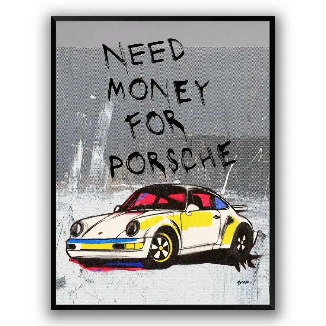 Money For Porsche | Plakat