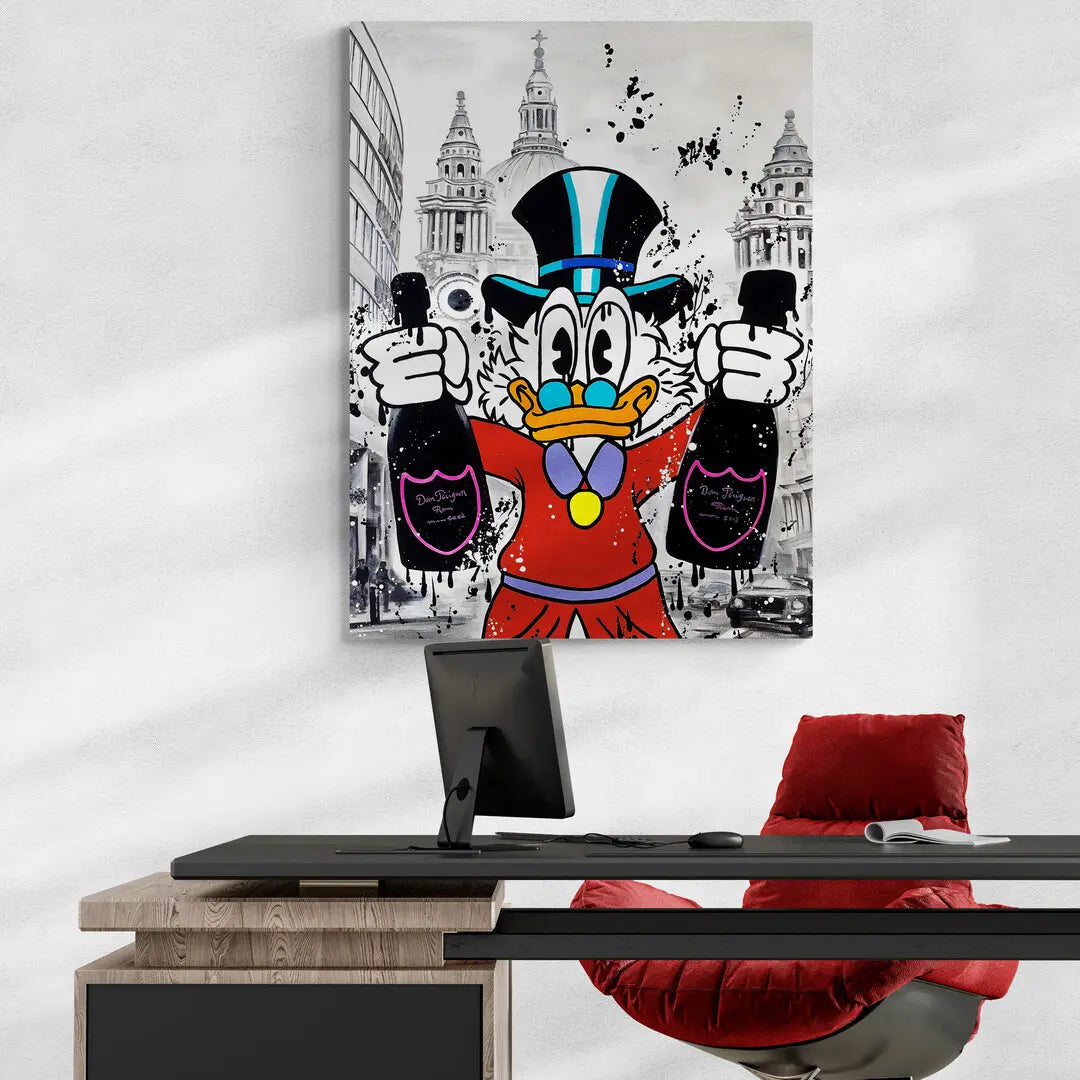 Champagne Scrooge | Plakat