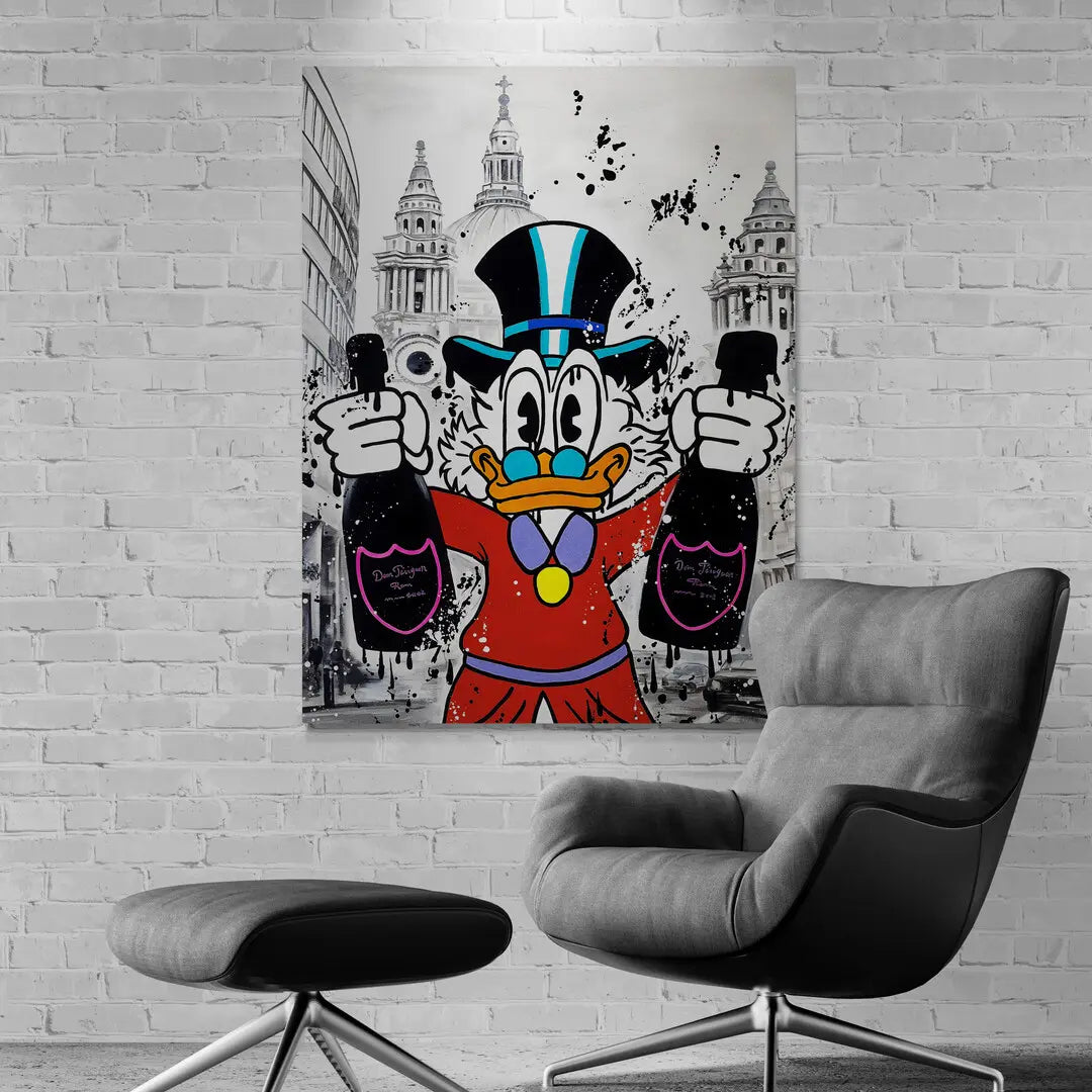 Champagne Scrooge | Plakat