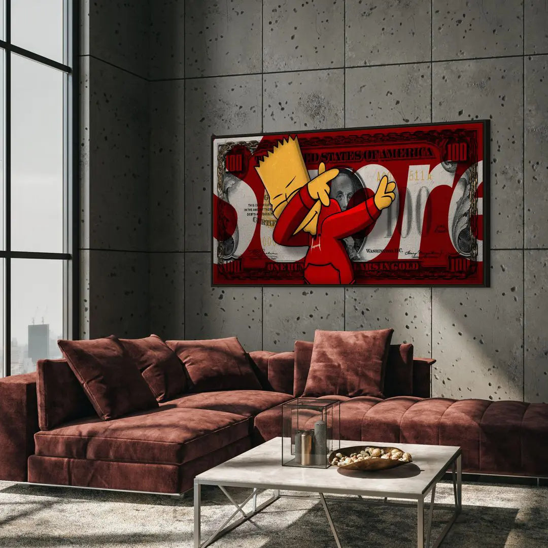 The Simpsons Supreme Dollar | Canvas