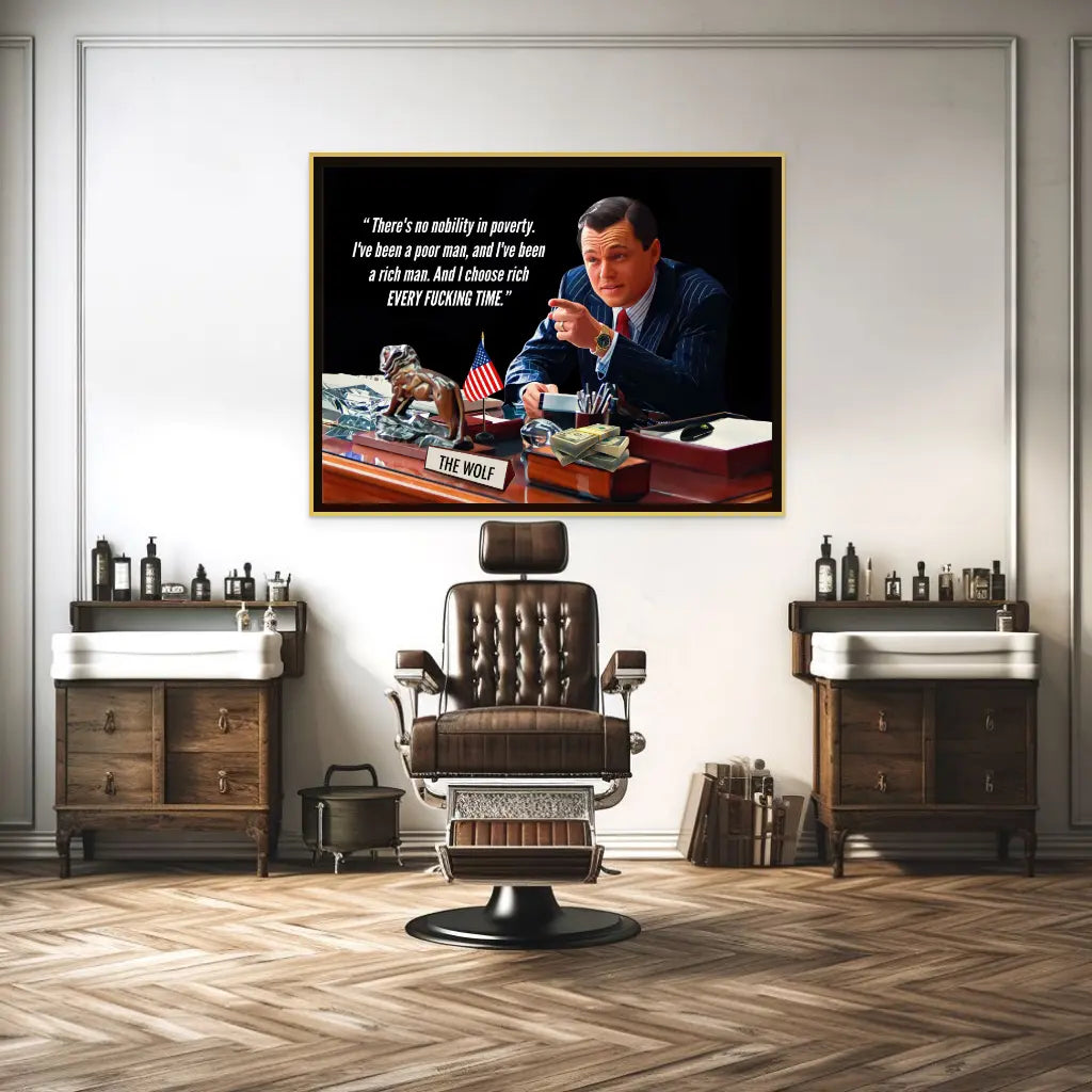 The Wolf - There Is No Nobility In Poverty | Obraz