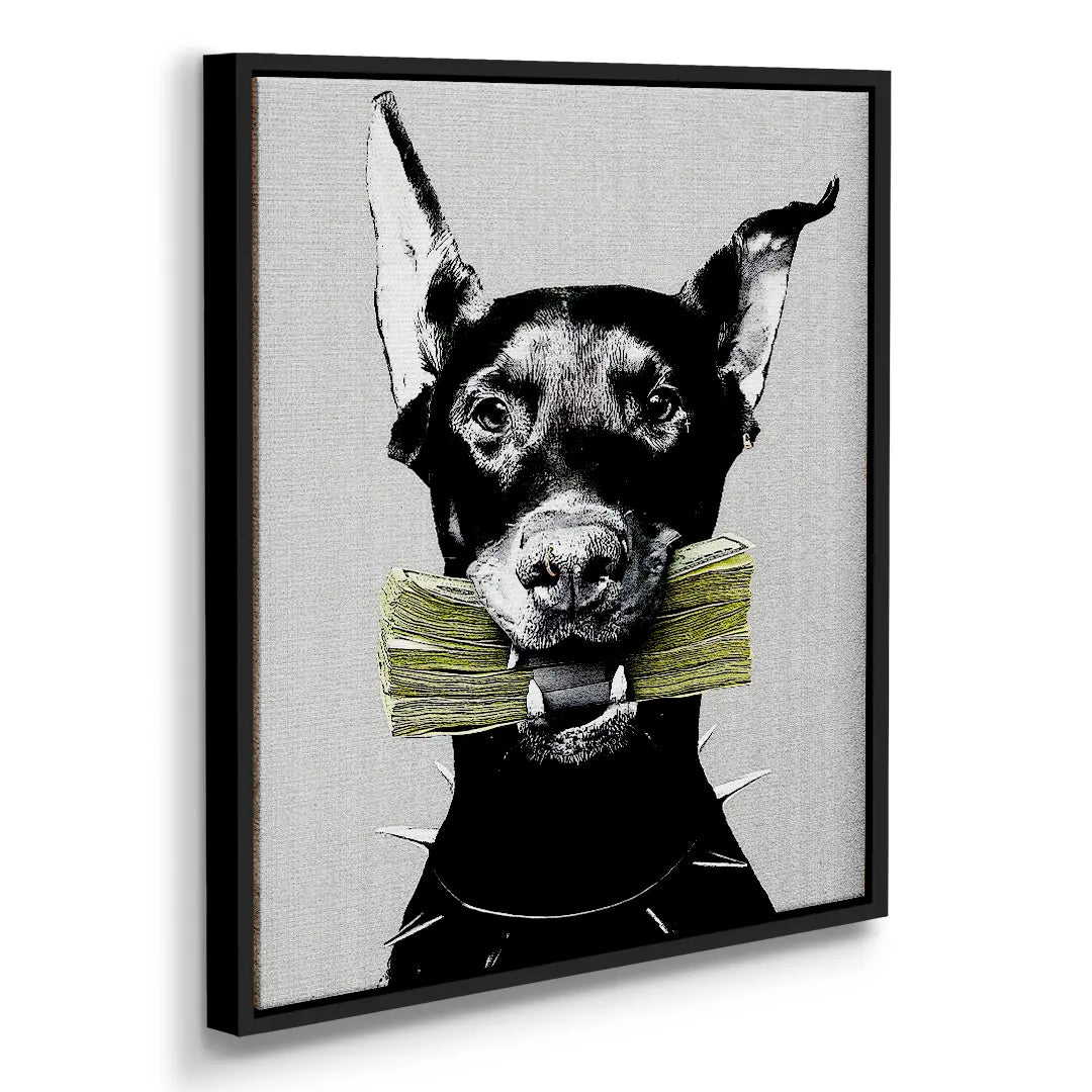 Cash Doberman | Obraz