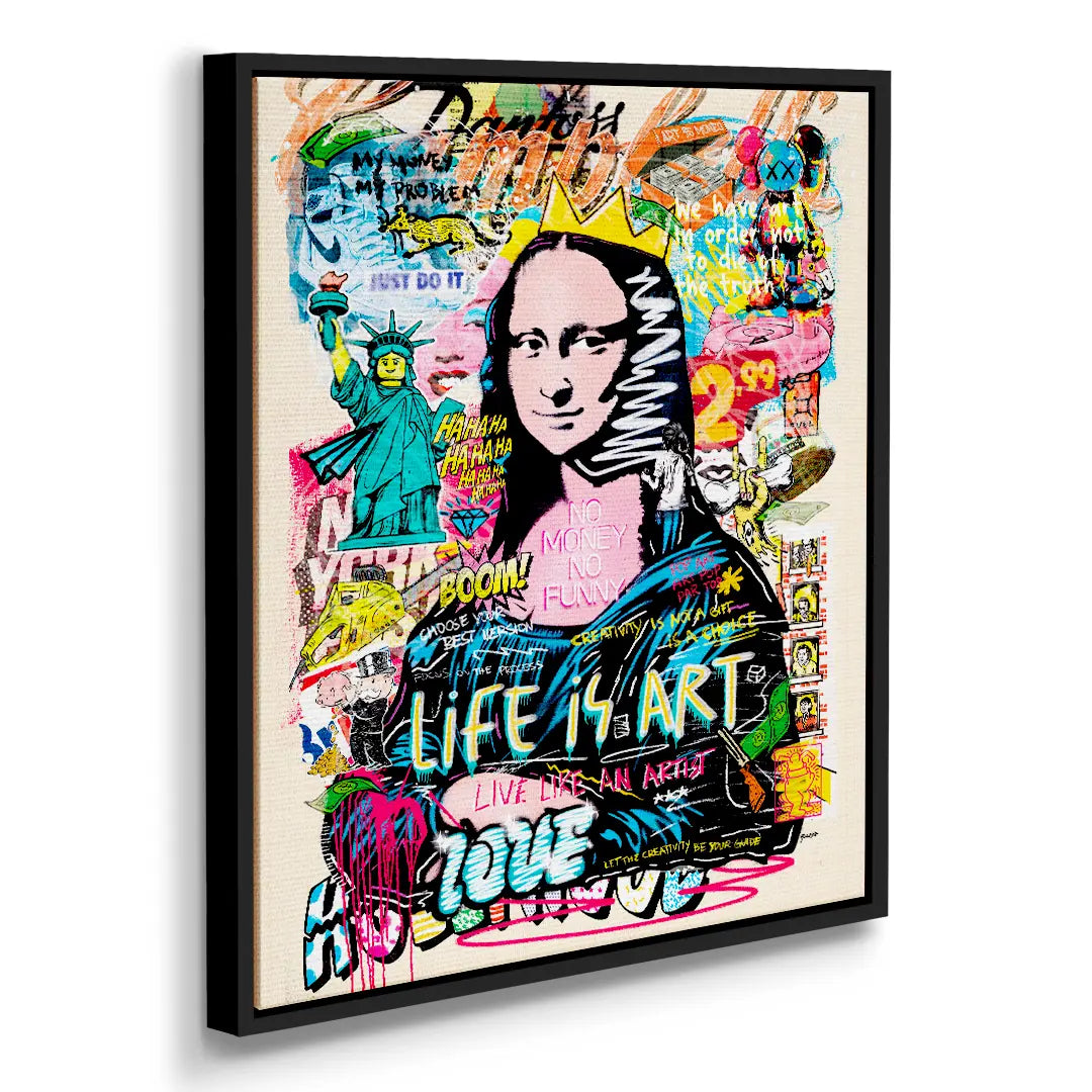 Mona Lisa - Life Is Art | Obraz