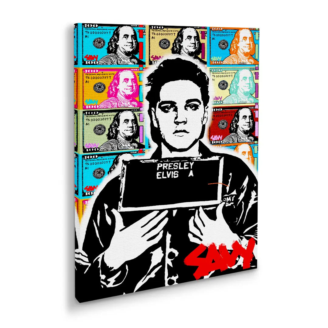 Elvis Mugshot | Canvas