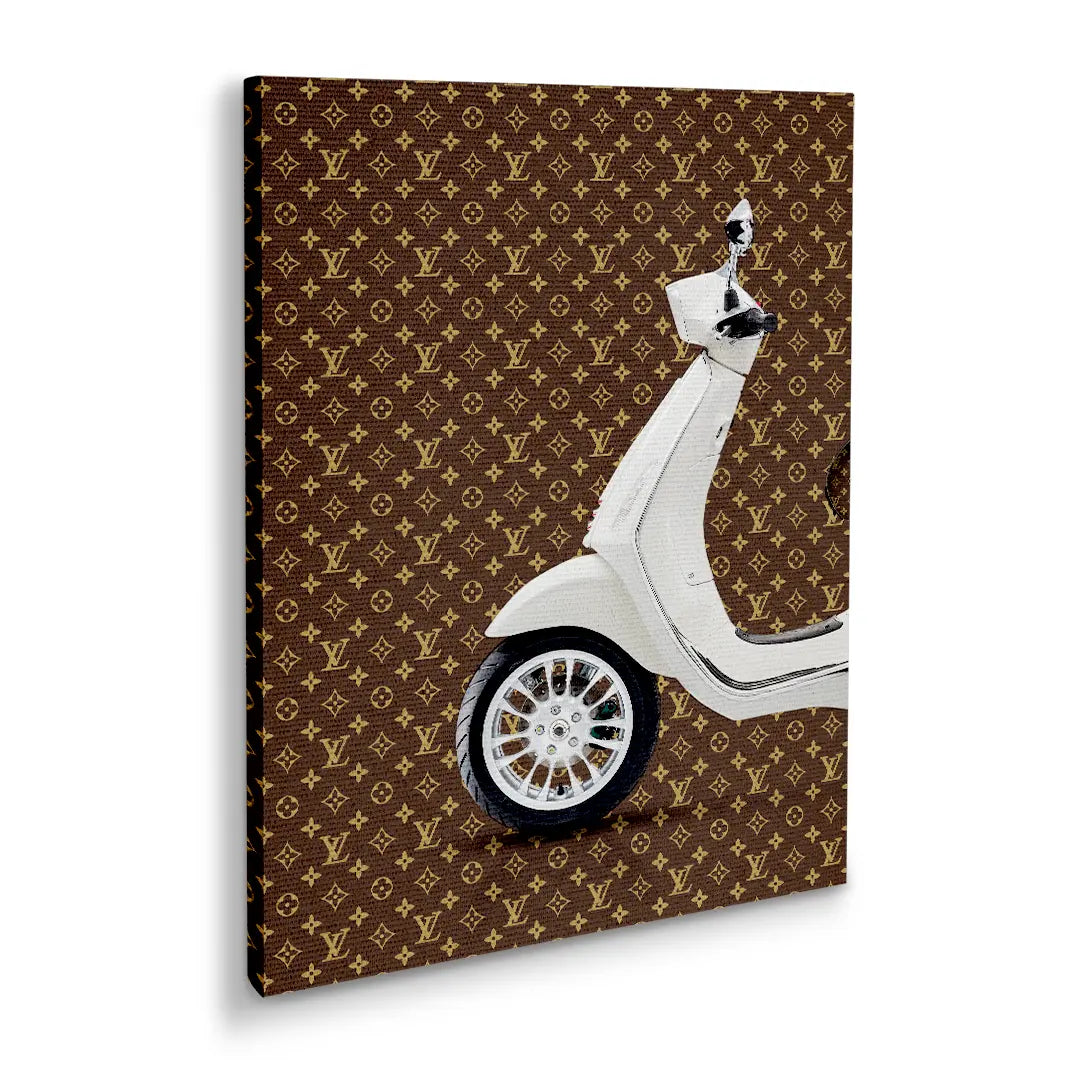 Vespa Louis Vuitton Przód | Obraz