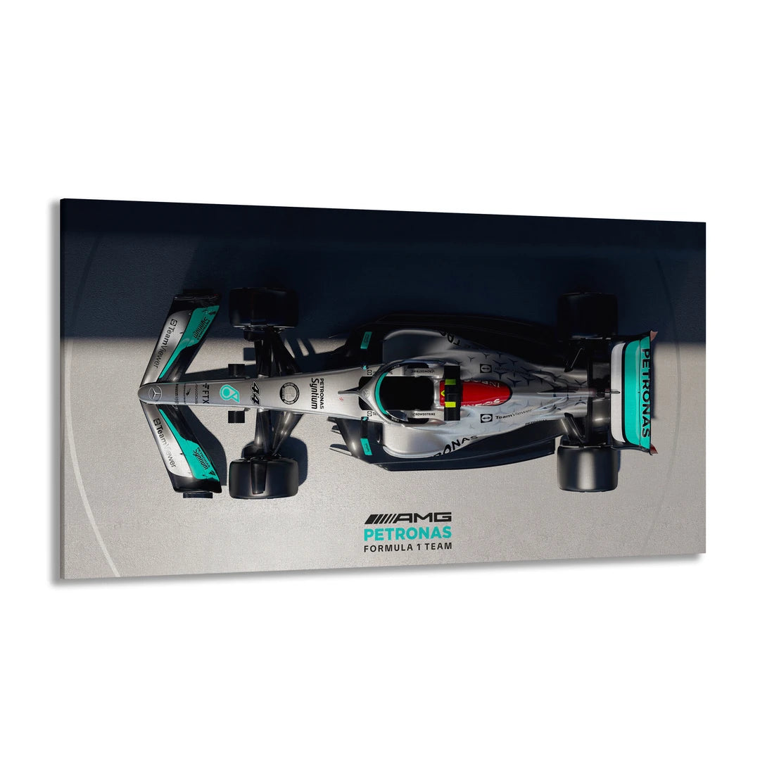 Mercedes F1 z Góry | Obraz, pod kątem