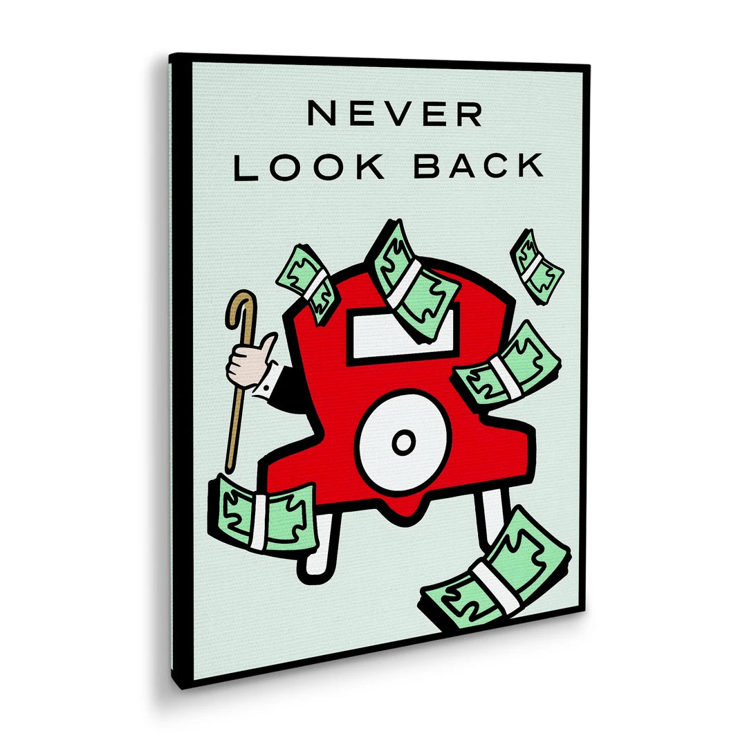 Monopoly Never Look Back | Obraz, pod kątem
