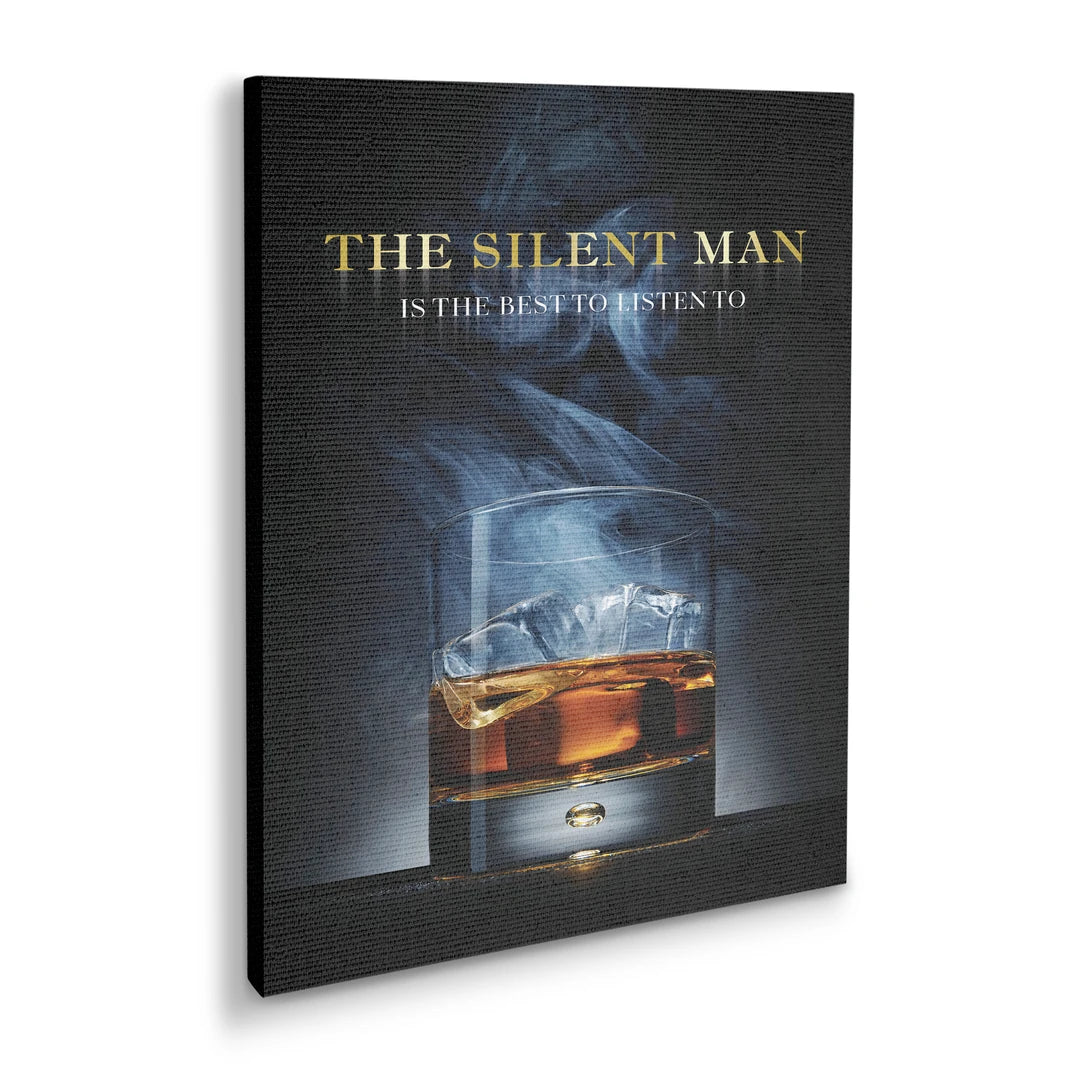 The Silent Man Whiskey | Obraz, pod kątem