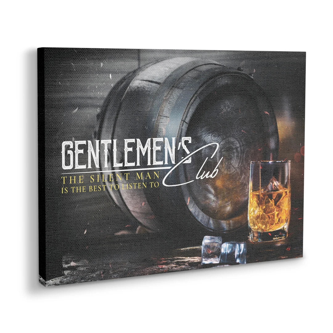 Gentlemen's Club Whiskey | Obraz, pod kątem