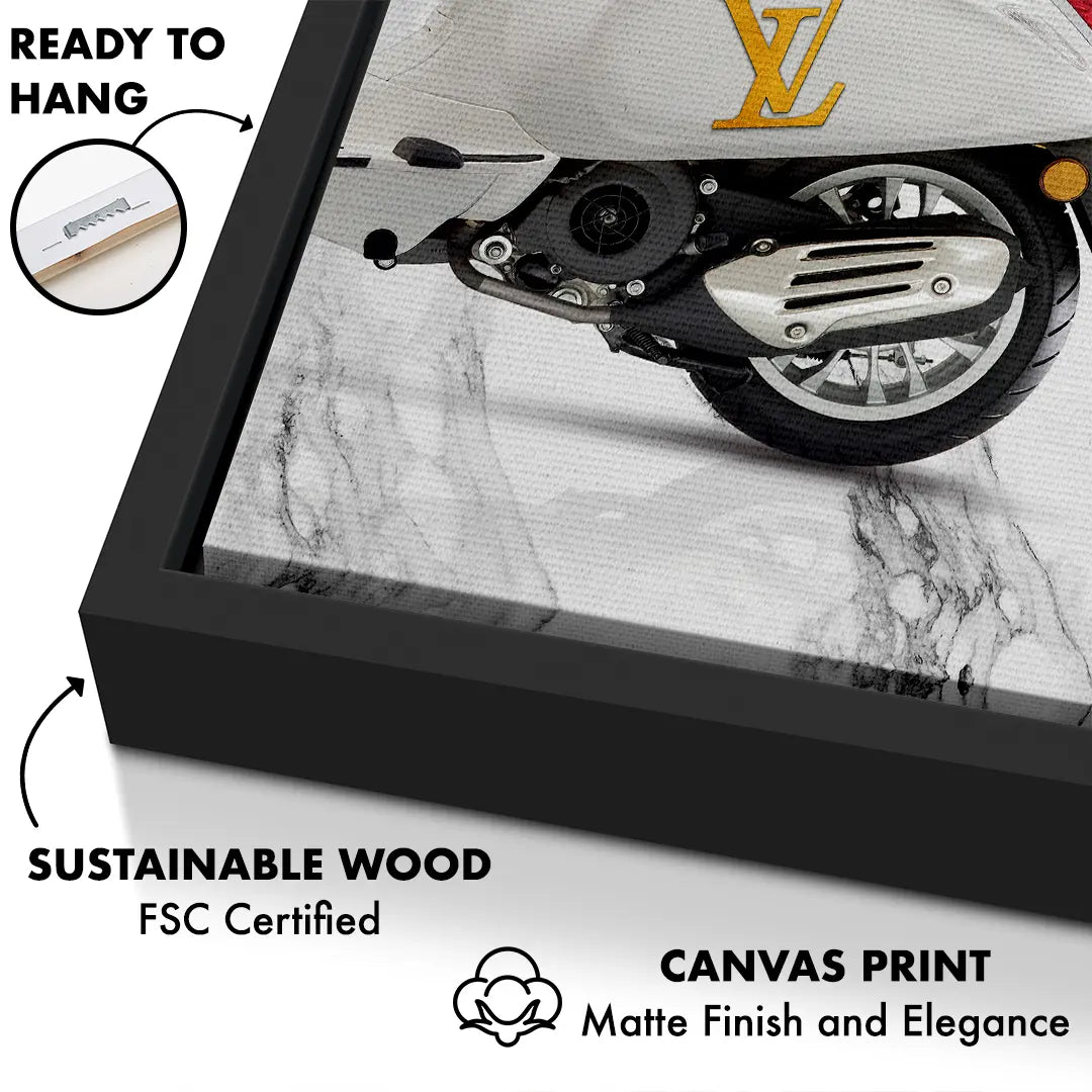 Vespa Louis Vuitton Back