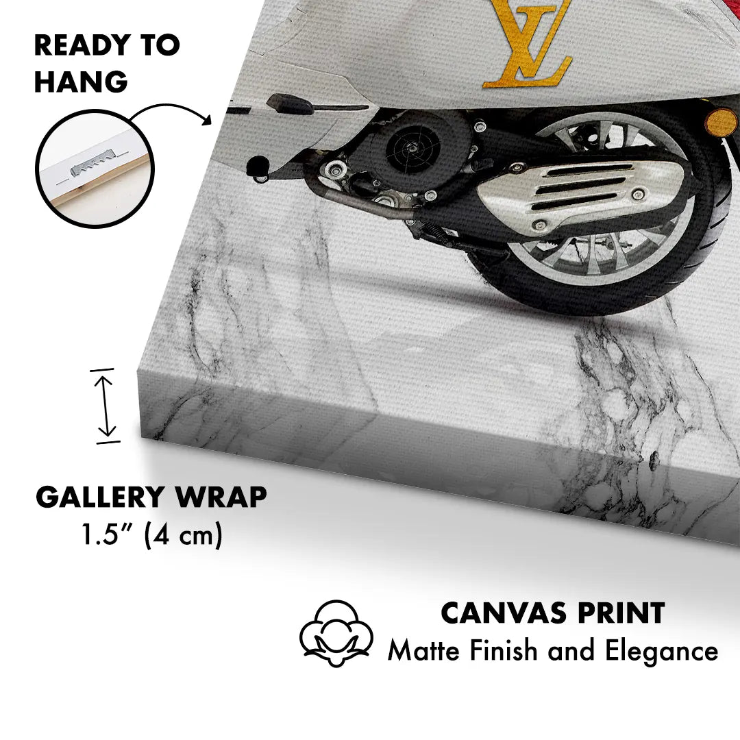 Vespa Louis Vuitton Back