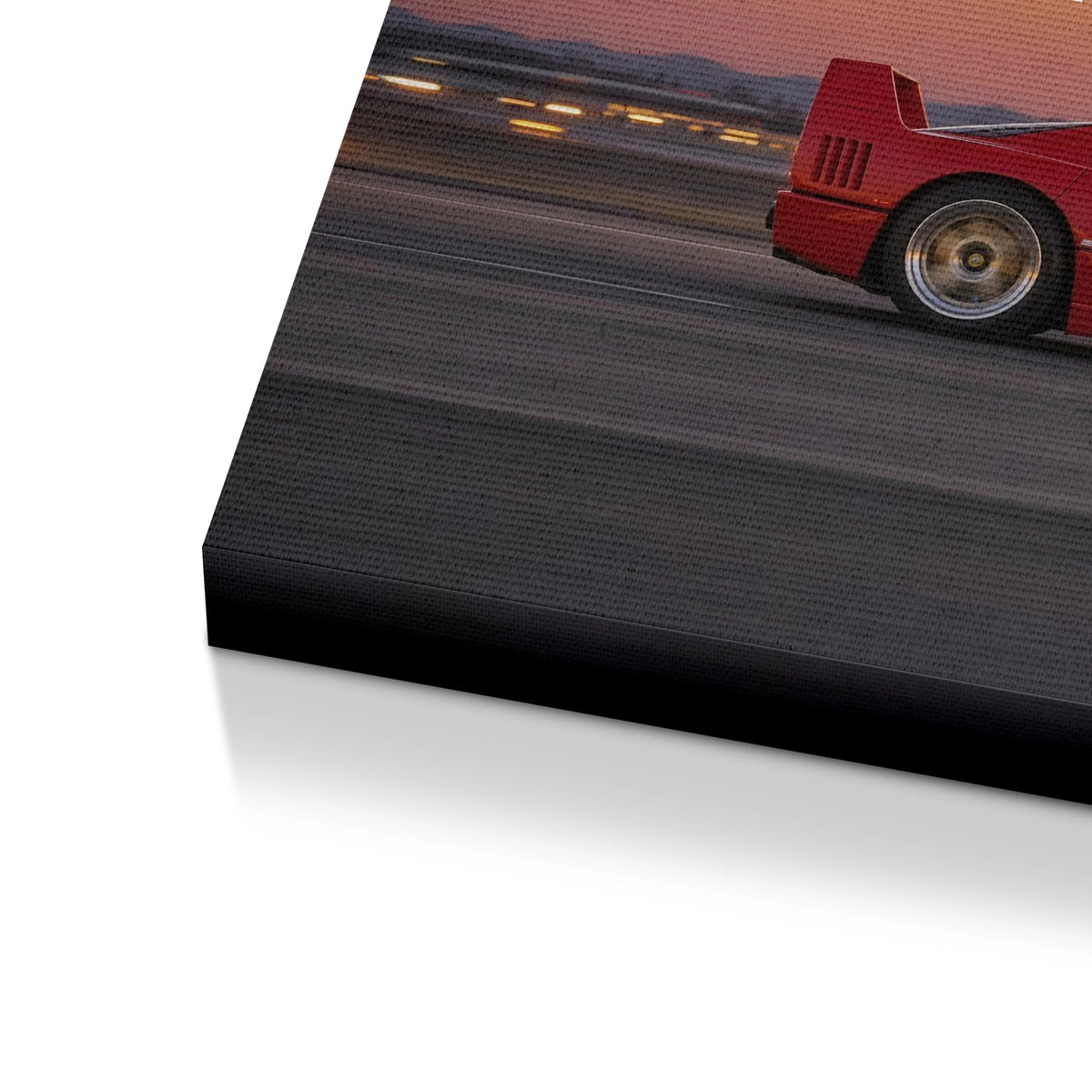 Ferrari F40 Don't Wait For Green Lights | Obraz, zbliżenie