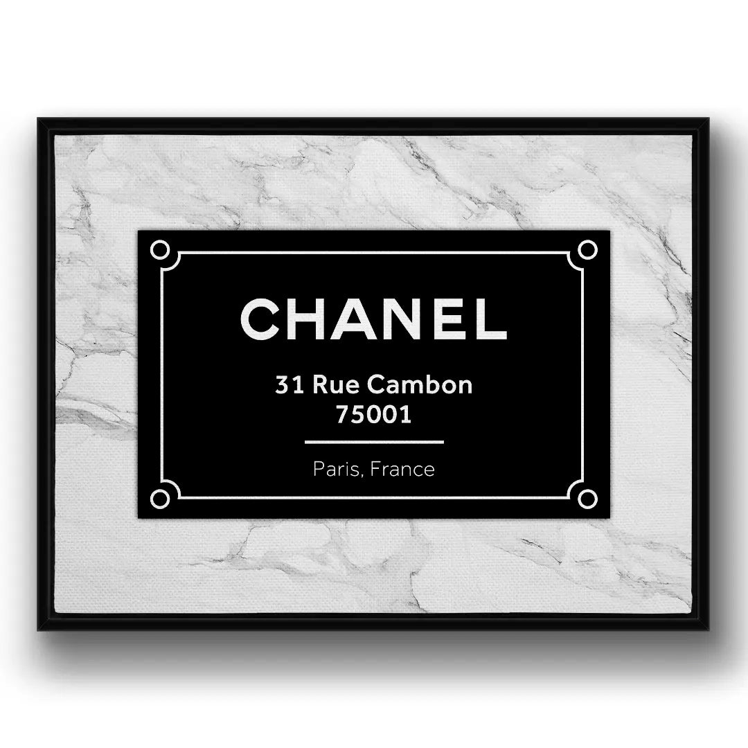 Szyld Chanel | Obraz