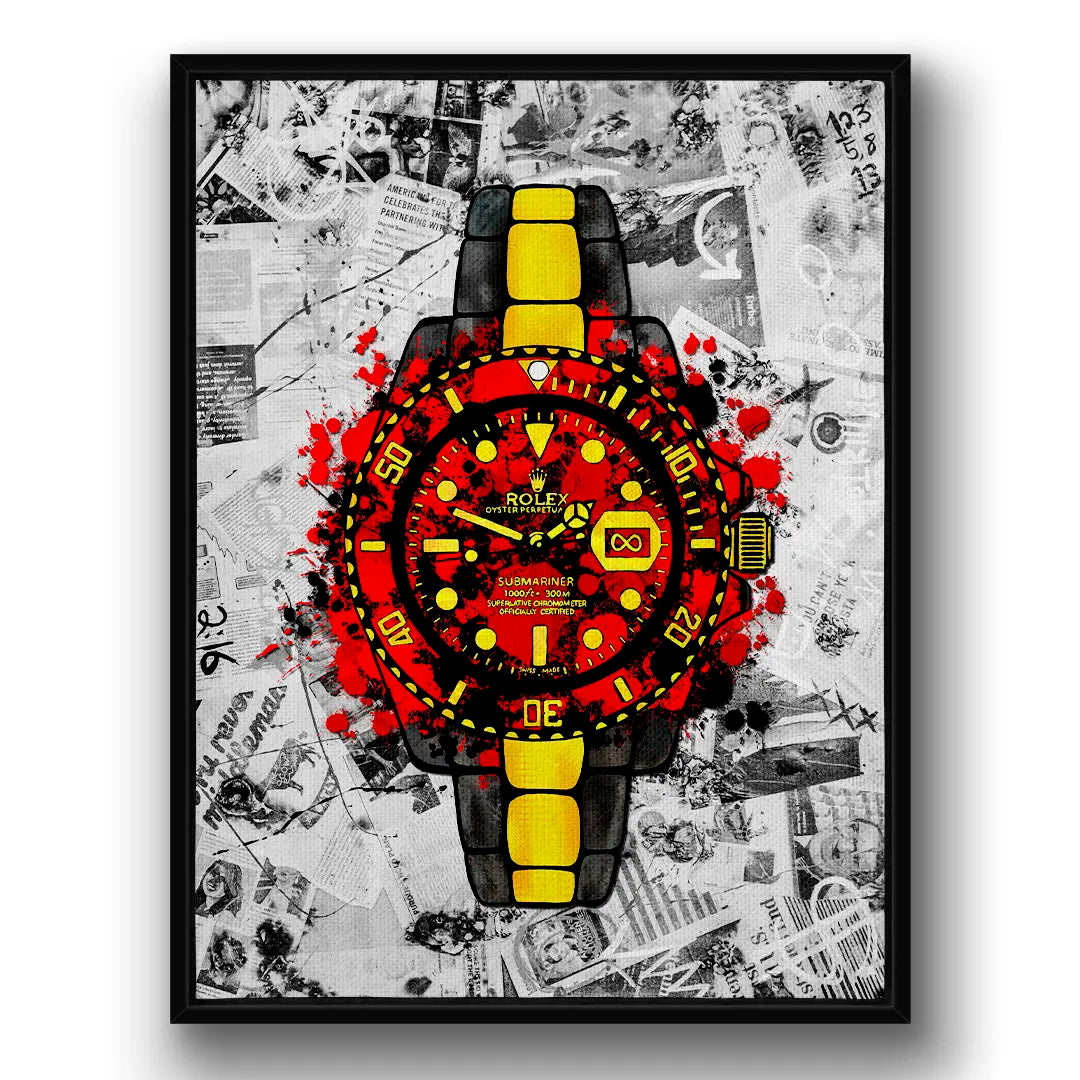Submariner Czerwony | Obraz