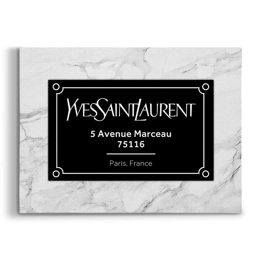 YSL Street Sign | Canvas