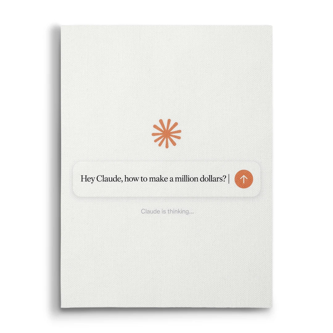 Claude: How to Make a Million Dollars? | Obraz, widok z przodu