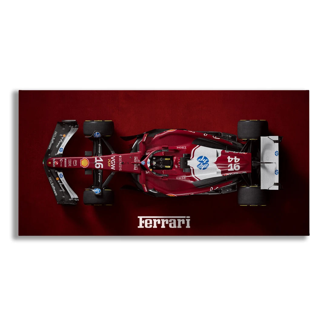 Ferrari F1 z Góry | Obraz, widok z przodu