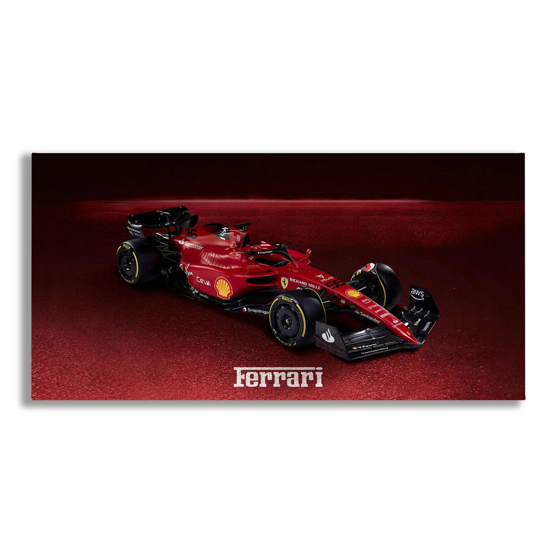 Czerwone Ferrari F1 | Obraz, widok z przodu